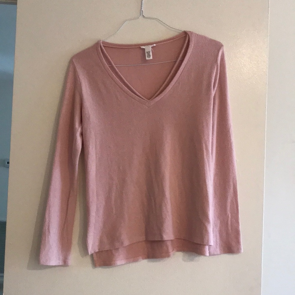 Warm soft pink sweater